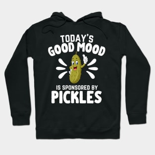 Today's Good Mood Is Sponsored By Pickles Funny Cucumber Hoodie